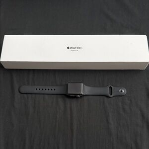 Apple Watch Series 3 with Black Band